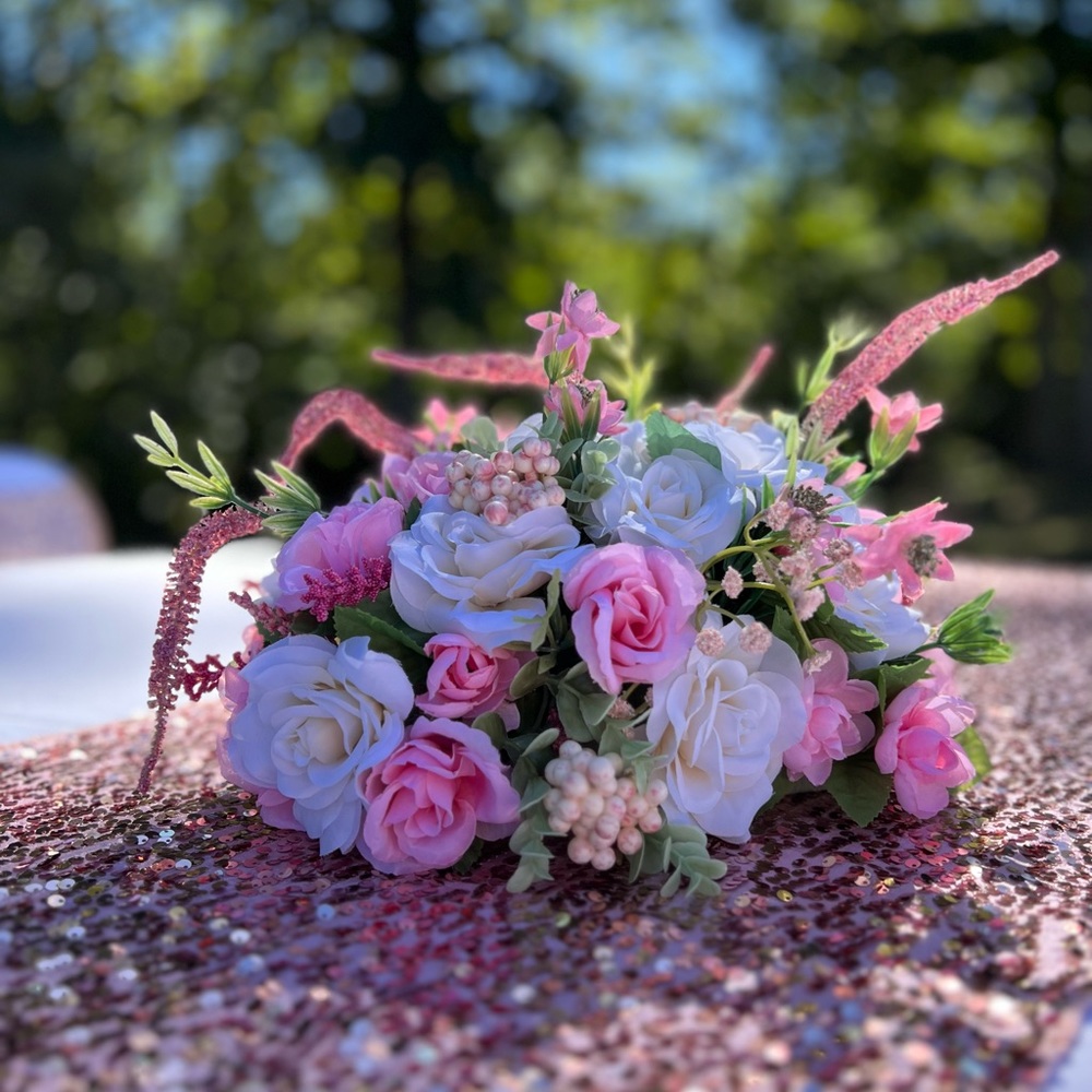 Wedding florals. 5 centerpieces.